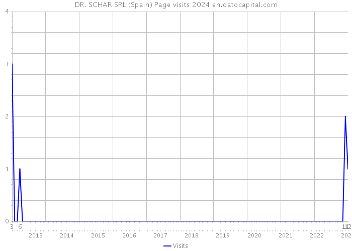 DR. SCHAR SRL (Spain) Page visits 2024 
