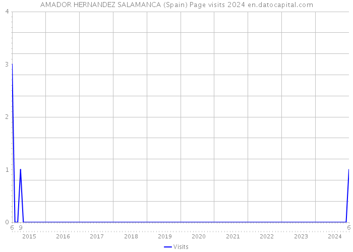 AMADOR HERNANDEZ SALAMANCA (Spain) Page visits 2024 