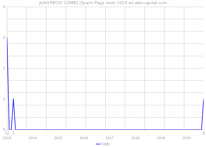 JUAN RECIO GOMEZ (Spain) Page visits 2024 