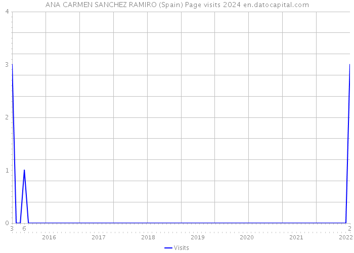 ANA CARMEN SANCHEZ RAMIRO (Spain) Page visits 2024 