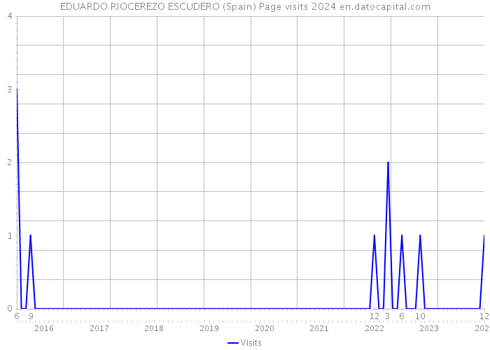 EDUARDO RIOCEREZO ESCUDERO (Spain) Page visits 2024 