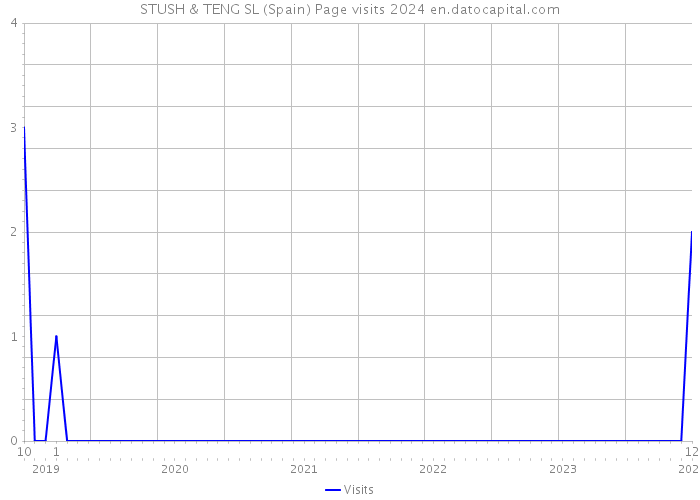 STUSH & TENG SL (Spain) Page visits 2024 