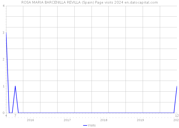 ROSA MARIA BARCENILLA REVILLA (Spain) Page visits 2024 