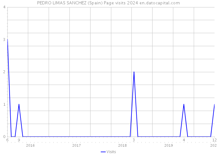 PEDRO LIMAS SANCHEZ (Spain) Page visits 2024 