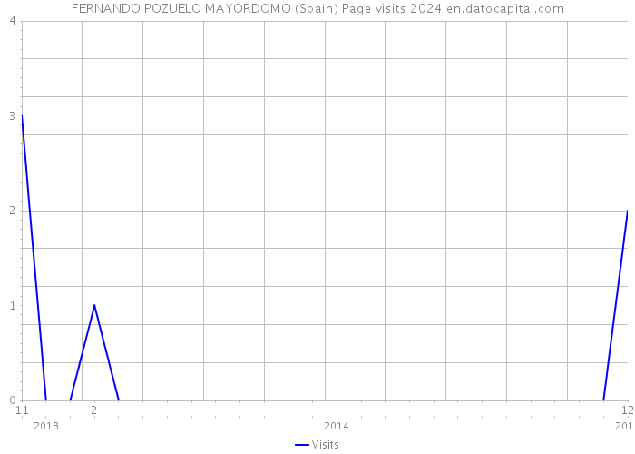 FERNANDO POZUELO MAYORDOMO (Spain) Page visits 2024 