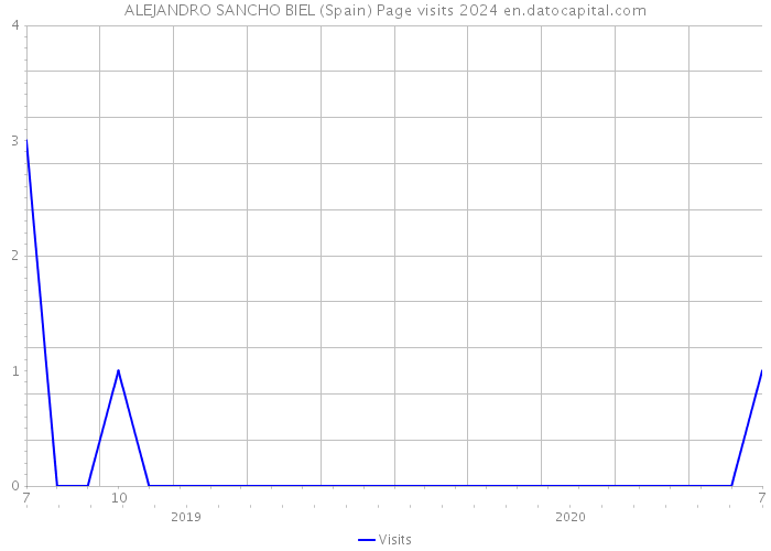 ALEJANDRO SANCHO BIEL (Spain) Page visits 2024 