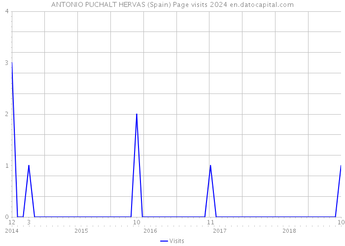 ANTONIO PUCHALT HERVAS (Spain) Page visits 2024 