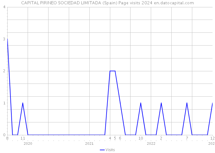 CAPITAL PIRINEO SOCIEDAD LIMITADA (Spain) Page visits 2024 