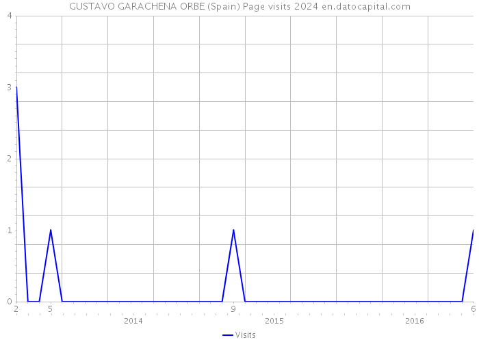 GUSTAVO GARACHENA ORBE (Spain) Page visits 2024 