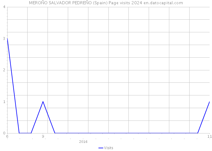 MEROÑO SALVADOR PEDREÑO (Spain) Page visits 2024 