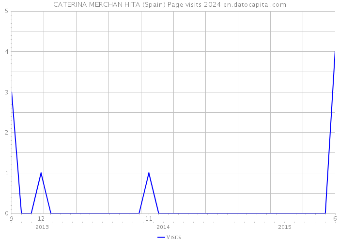 CATERINA MERCHAN HITA (Spain) Page visits 2024 