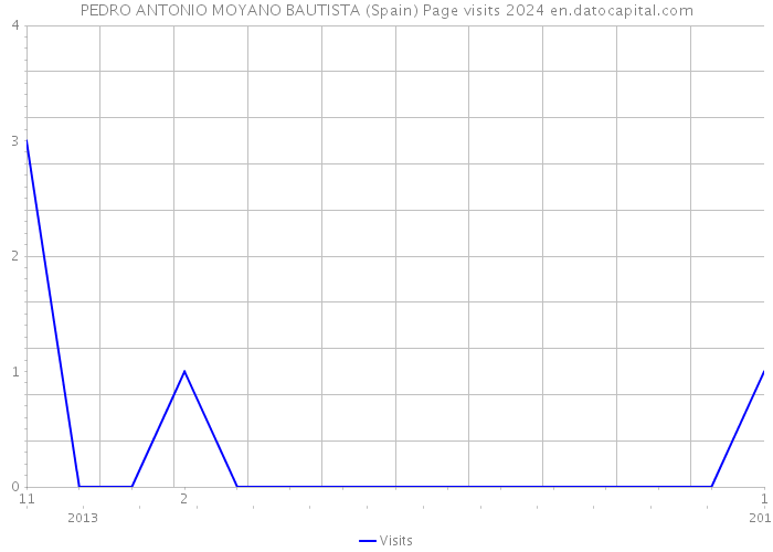 PEDRO ANTONIO MOYANO BAUTISTA (Spain) Page visits 2024 