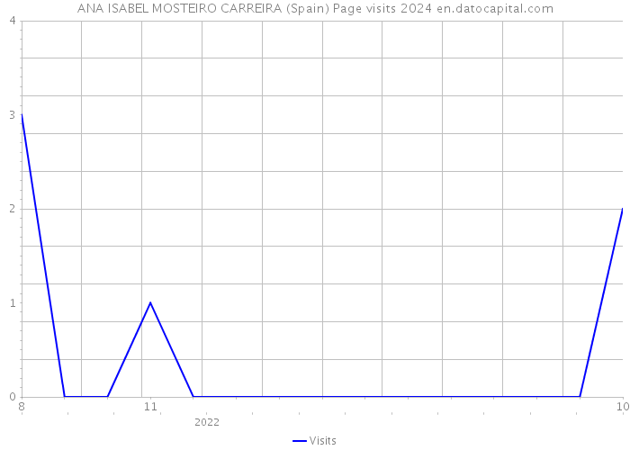 ANA ISABEL MOSTEIRO CARREIRA (Spain) Page visits 2024 