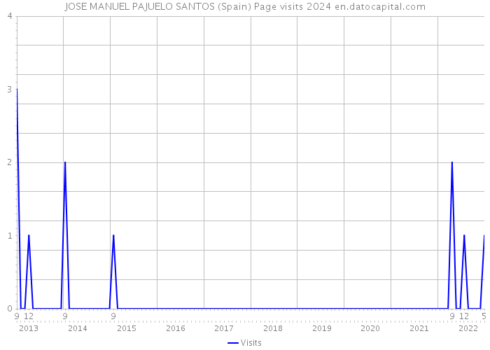 JOSE MANUEL PAJUELO SANTOS (Spain) Page visits 2024 