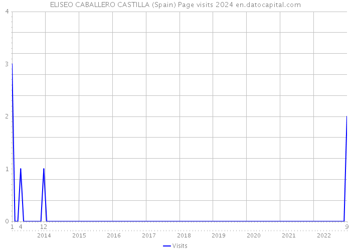 ELISEO CABALLERO CASTILLA (Spain) Page visits 2024 