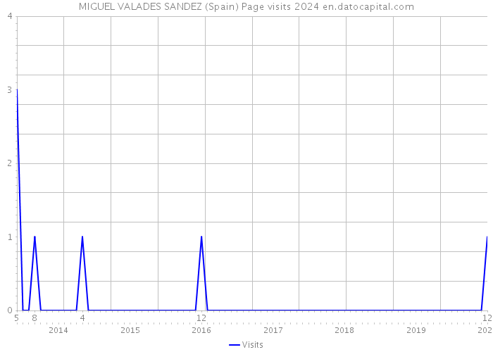 MIGUEL VALADES SANDEZ (Spain) Page visits 2024 