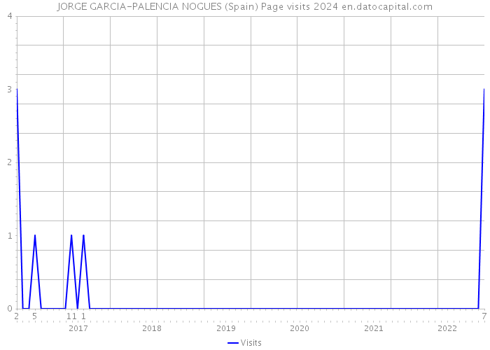 JORGE GARCIA-PALENCIA NOGUES (Spain) Page visits 2024 