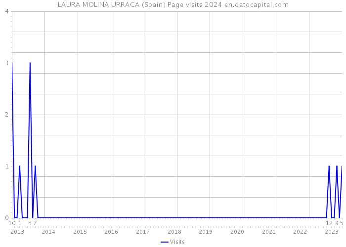 LAURA MOLINA URRACA (Spain) Page visits 2024 