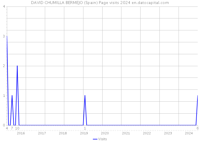 DAVID CHUMILLA BERMEJO (Spain) Page visits 2024 