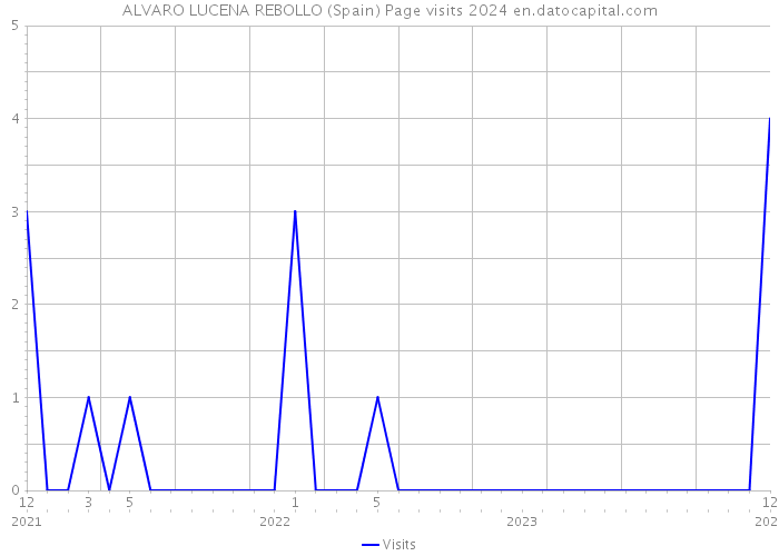 ALVARO LUCENA REBOLLO (Spain) Page visits 2024 
