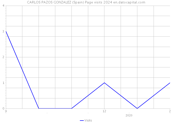 CARLOS PAZOS GONZALEZ (Spain) Page visits 2024 