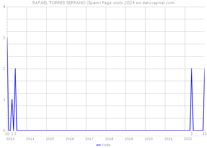 RAFAEL TORRES SERRANO (Spain) Page visits 2024 