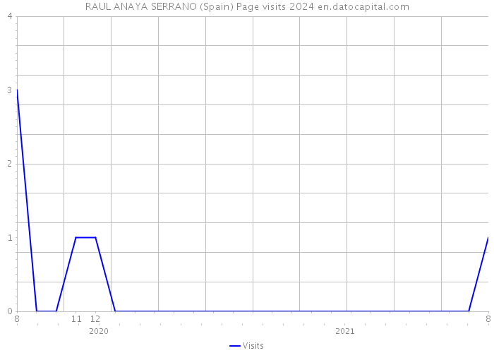 RAUL ANAYA SERRANO (Spain) Page visits 2024 
