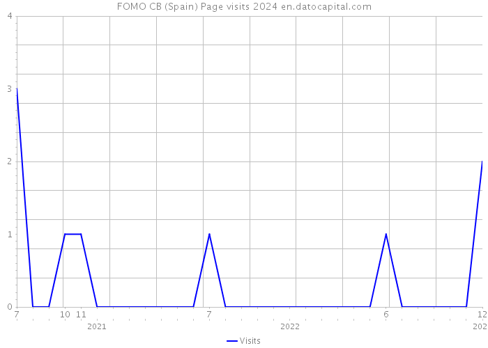 FOMO CB (Spain) Page visits 2024 