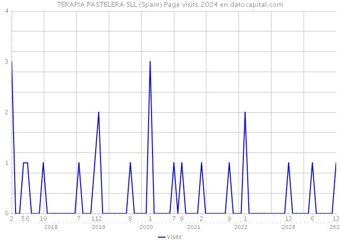 TERAPIA PASTELERA SLL (Spain) Page visits 2024 