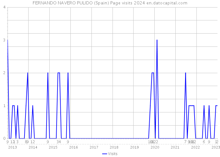 FERNANDO NAVERO PULIDO (Spain) Page visits 2024 