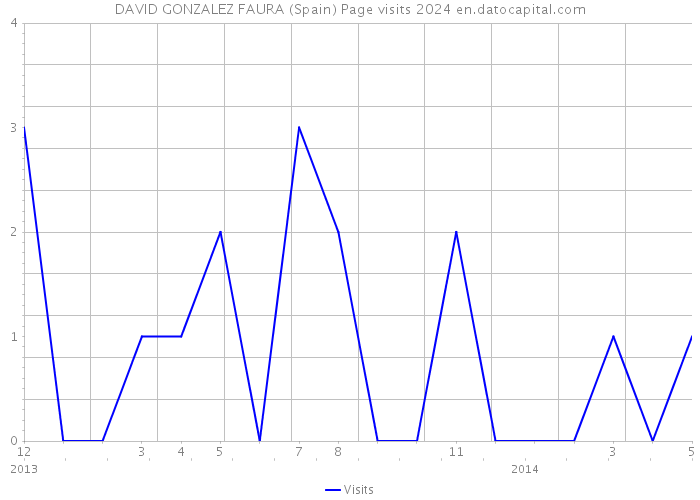 DAVID GONZALEZ FAURA (Spain) Page visits 2024 