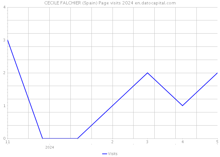 CECILE FALCHIER (Spain) Page visits 2024 