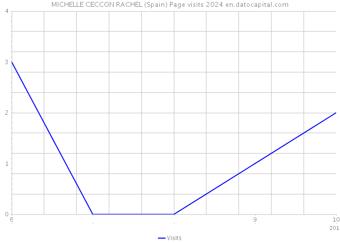 MICHELLE CECCON RACHEL (Spain) Page visits 2024 