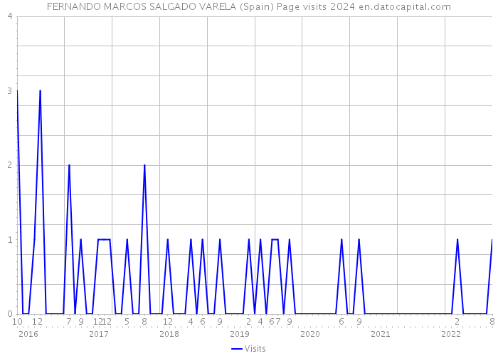 FERNANDO MARCOS SALGADO VARELA (Spain) Page visits 2024 