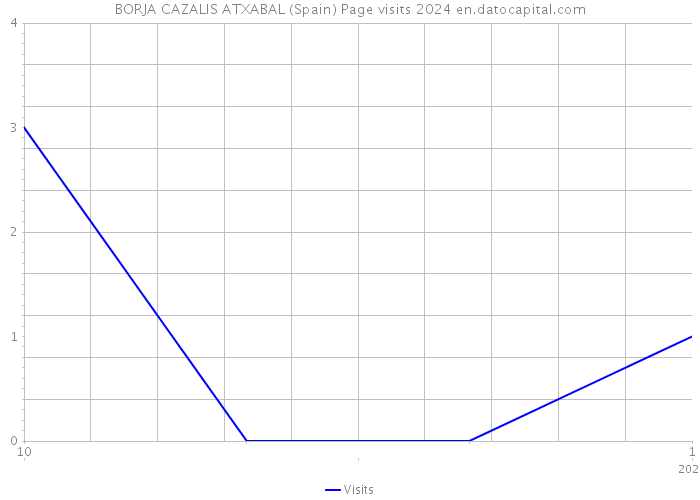 BORJA CAZALIS ATXABAL (Spain) Page visits 2024 
