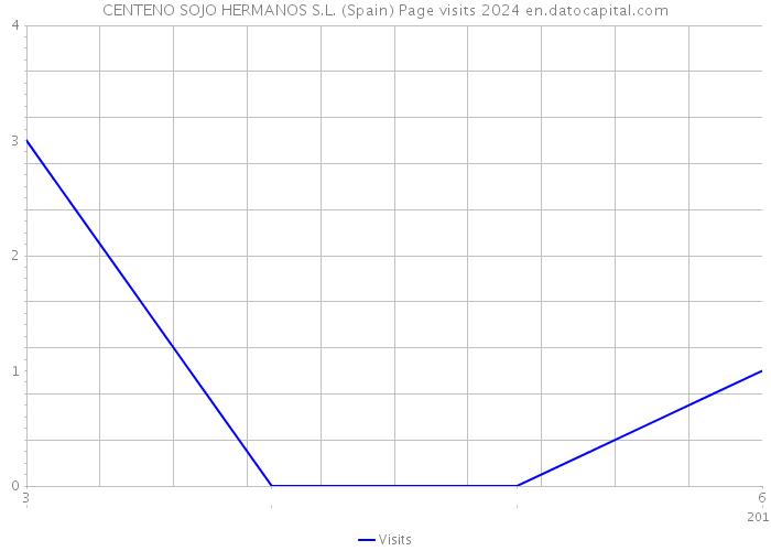 CENTENO SOJO HERMANOS S.L. (Spain) Page visits 2024 