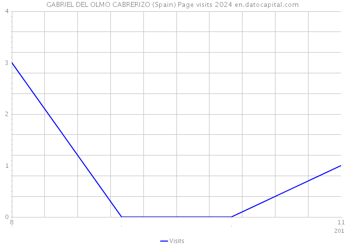 GABRIEL DEL OLMO CABRERIZO (Spain) Page visits 2024 