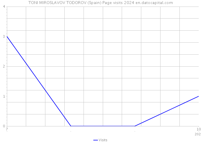 TONI MIROSLAVOV TODOROV (Spain) Page visits 2024 