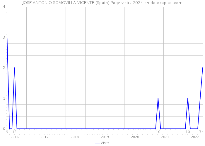 JOSE ANTONIO SOMOVILLA VICENTE (Spain) Page visits 2024 