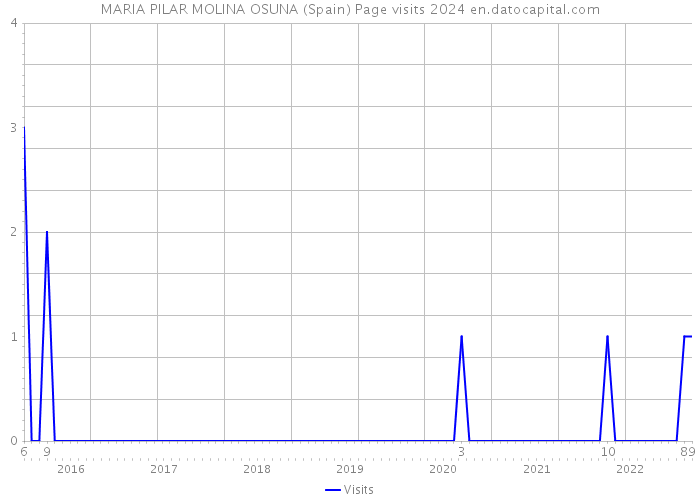 MARIA PILAR MOLINA OSUNA (Spain) Page visits 2024 