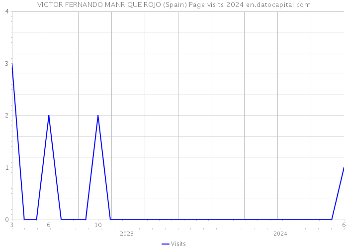 VICTOR FERNANDO MANRIQUE ROJO (Spain) Page visits 2024 