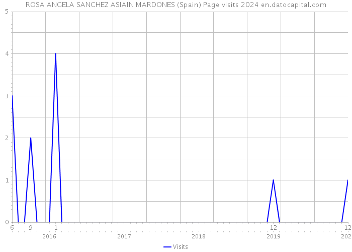ROSA ANGELA SANCHEZ ASIAIN MARDONES (Spain) Page visits 2024 