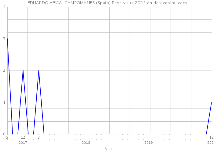 EDUARDO HEVIA-CAMPOMANES (Spain) Page visits 2024 