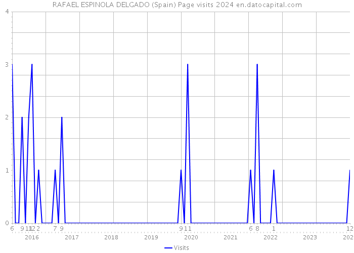 RAFAEL ESPINOLA DELGADO (Spain) Page visits 2024 