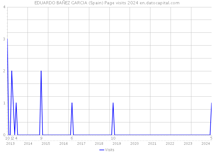 EDUARDO BAÑEZ GARCIA (Spain) Page visits 2024 
