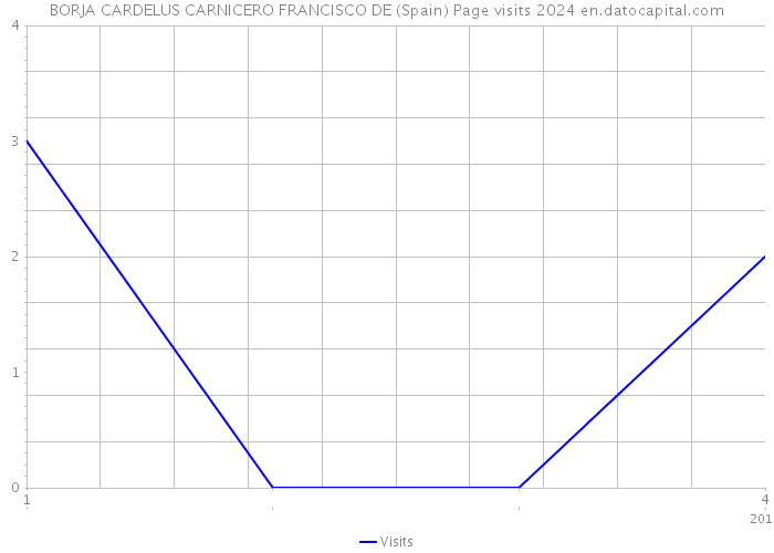 BORJA CARDELUS CARNICERO FRANCISCO DE (Spain) Page visits 2024 