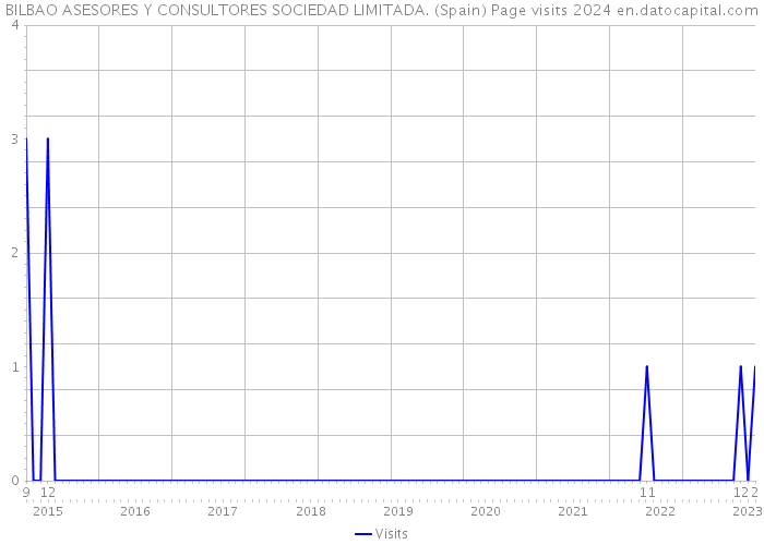 BILBAO ASESORES Y CONSULTORES SOCIEDAD LIMITADA. (Spain) Page visits 2024 