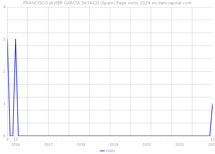 FRANCISCO JAVIER GARCIA SAYAGO (Spain) Page visits 2024 