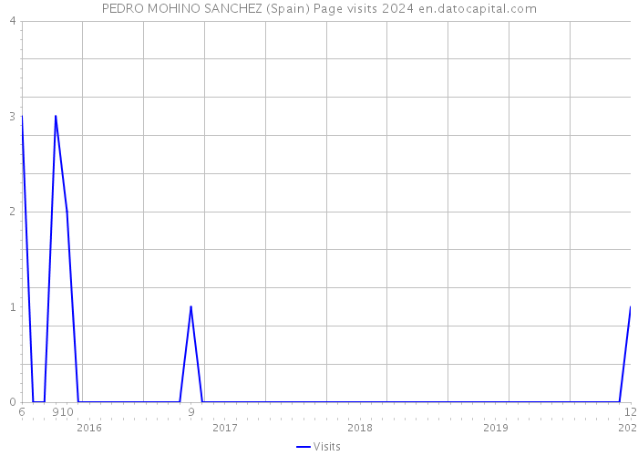 PEDRO MOHINO SANCHEZ (Spain) Page visits 2024 