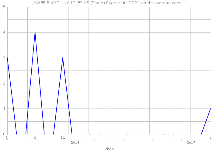 JAVIER RIVADULLA IGLESIAS (Spain) Page visits 2024 